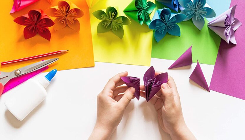 origami faciles à faire avec les enfants chez soi