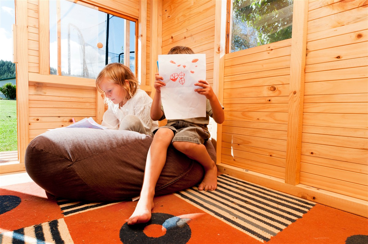 cabane pilotis enfants