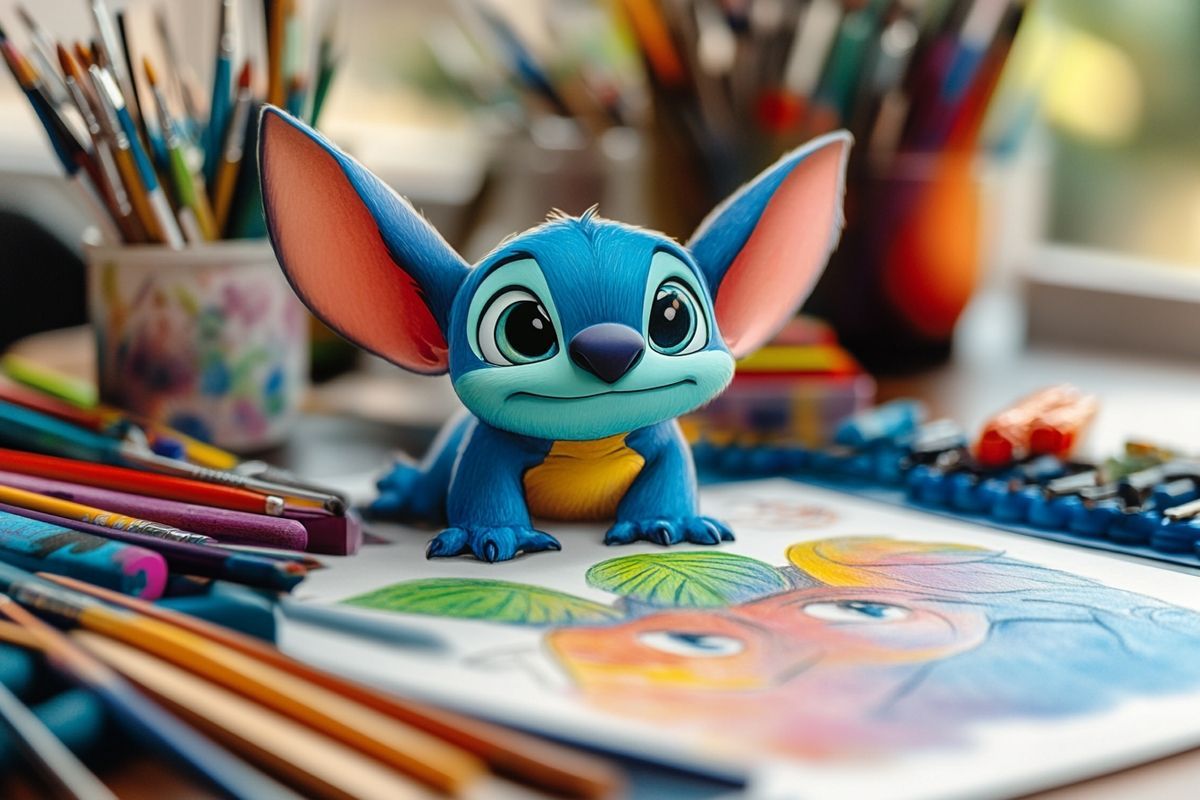 Dessin à imprimer de Stitch : inspirez-vous avec ces idées originales