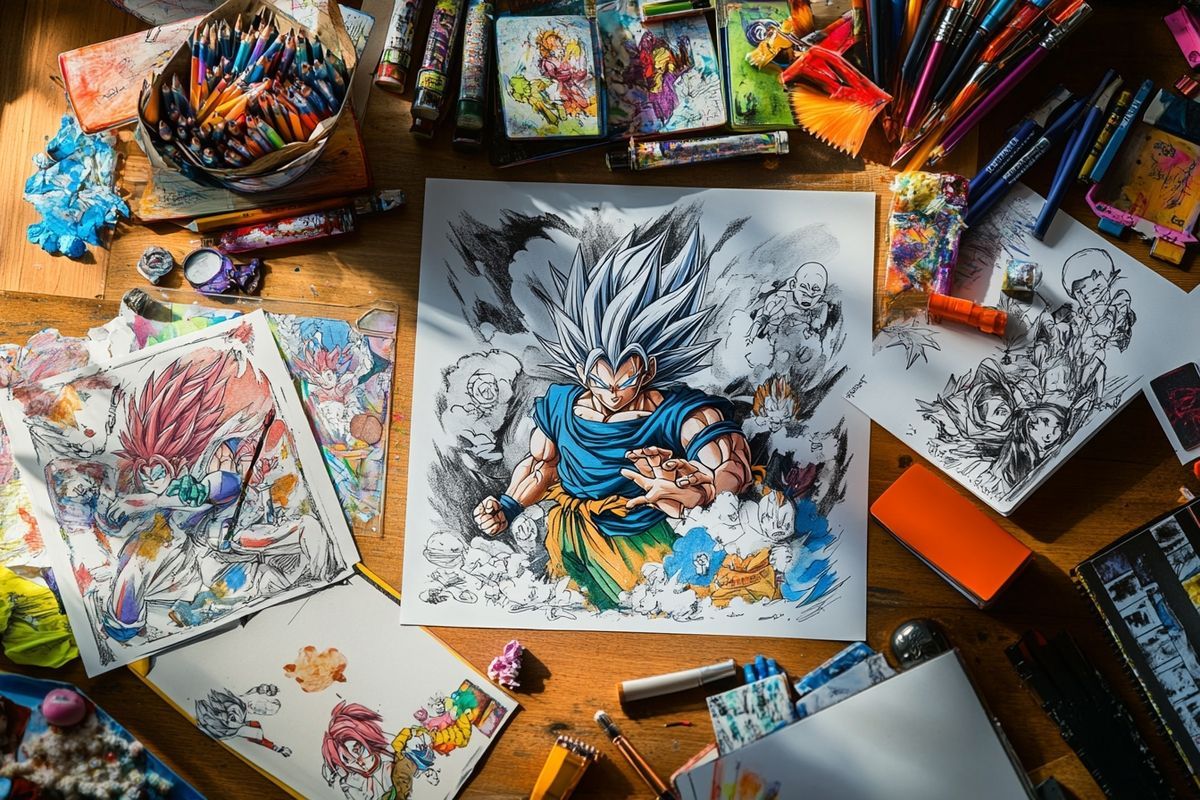 Pourquoi un livre de coloriage Dragon Ball Z en PDF est le cadeau idéal pour les fans