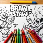 coloriage brawl stars