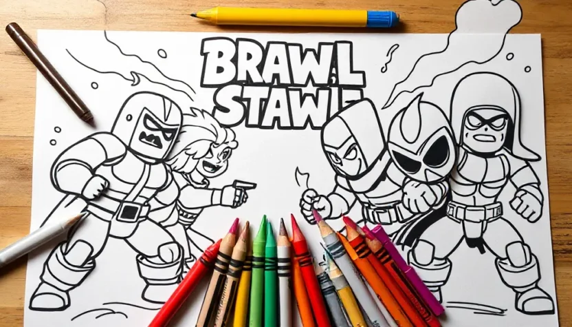 coloriage brawl stars