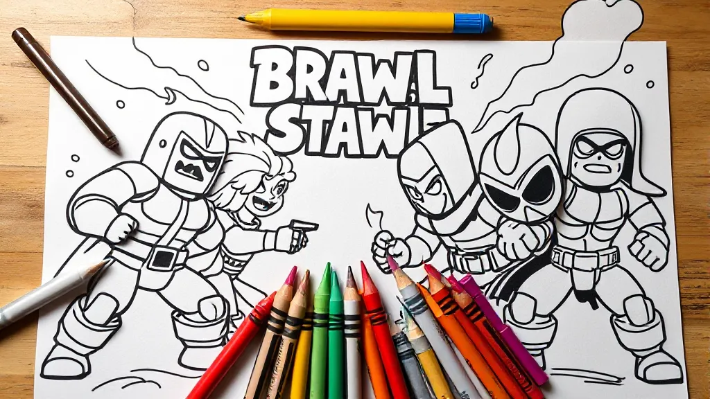 Coloriage Brawl Stars : Tous les Brawlers, un Voyage Interactif à