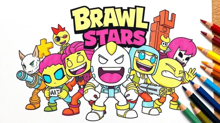 Coloriage Brawl Stars : Tous les Brawlers, un Voyage Interactif à