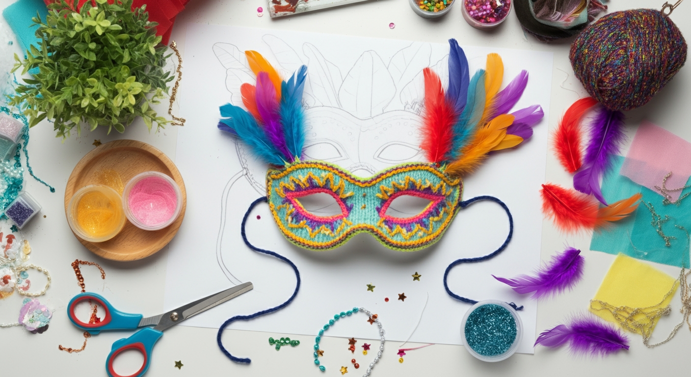 atelier de masques carnaval