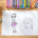 barbie à colorier