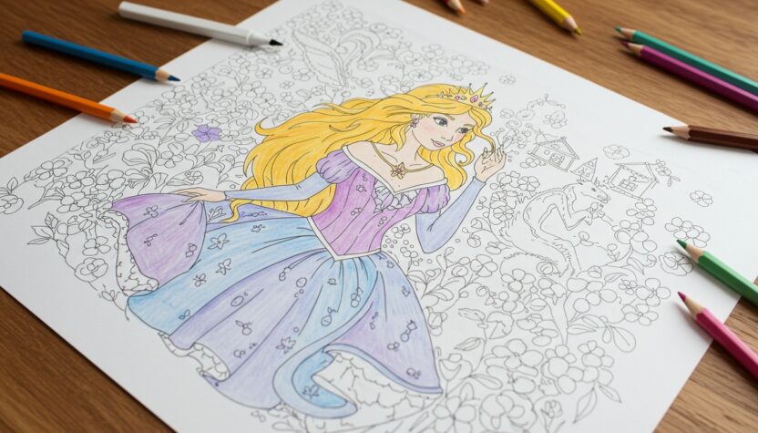 coloriages princesse Disney