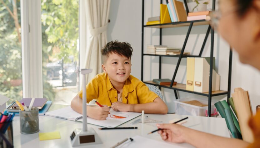 Kid Drawing Planet