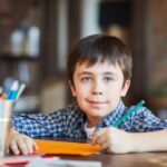 Boy Drawing Pictures