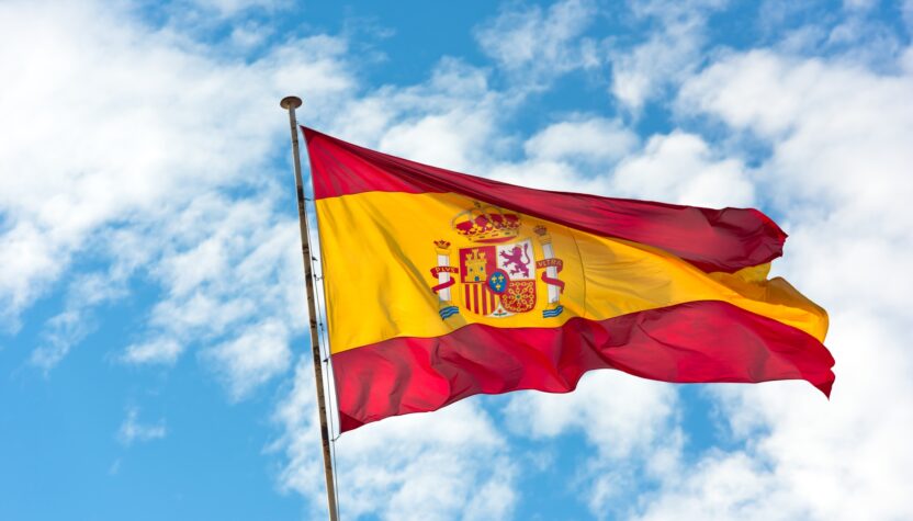 impression drapeau de l'Espagne