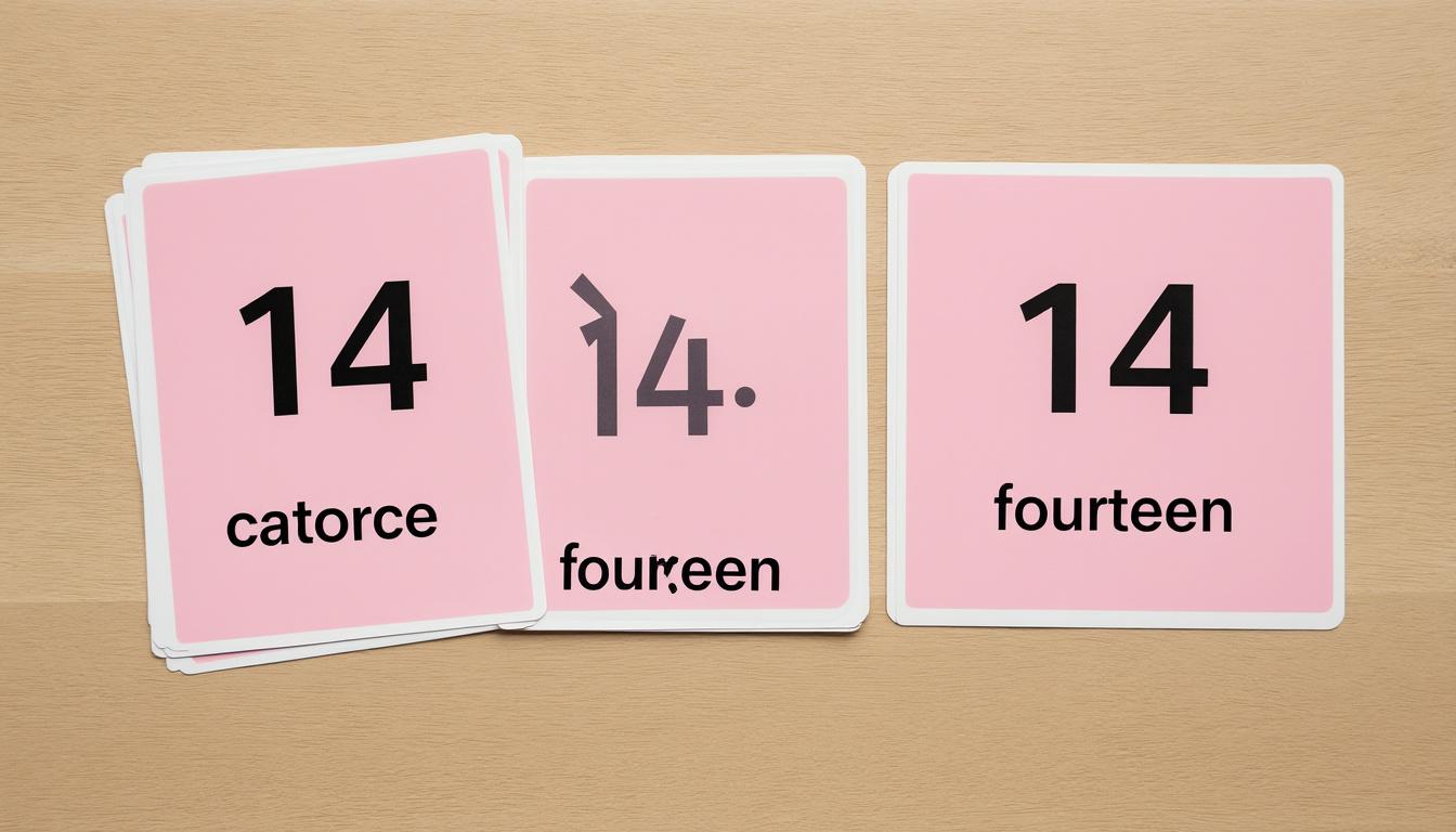 découvrez comment prononcer facilement le chiffre 14 en espagnol. explications claires, exemples et astuces pour maîtriser la prononciation et enrichir votre vocabulaire espagnol.