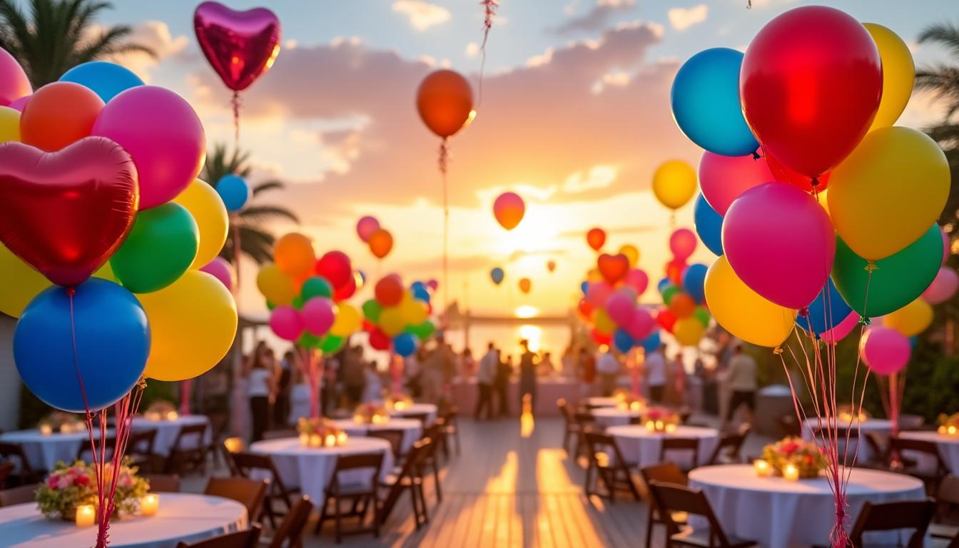découvrez comment la décoration avec des ballons colorés transforme vos événements en moments inoubliables. idées, astuces et inspirations pour une ambiance festive garantie !