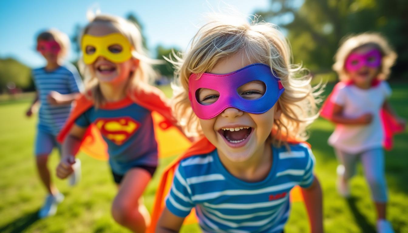 découvrez nos masques de super héros à imprimer gratuitement ! parfait pour un atelier diy, vos enfants profiteront de moments ludiques et créatifs à la maison ou lors d'anniversaires.