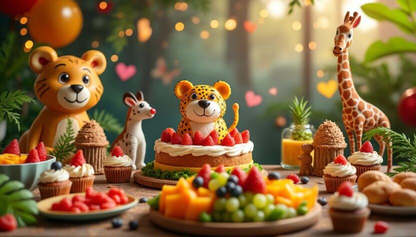 découvrez des recettes délicieuses et ludiques pour un anniversaire d'enfant sur le thème des animaux : idées de gâteaux, snacks et douceurs faciles à réaliser pour ravir petits et grands invités.