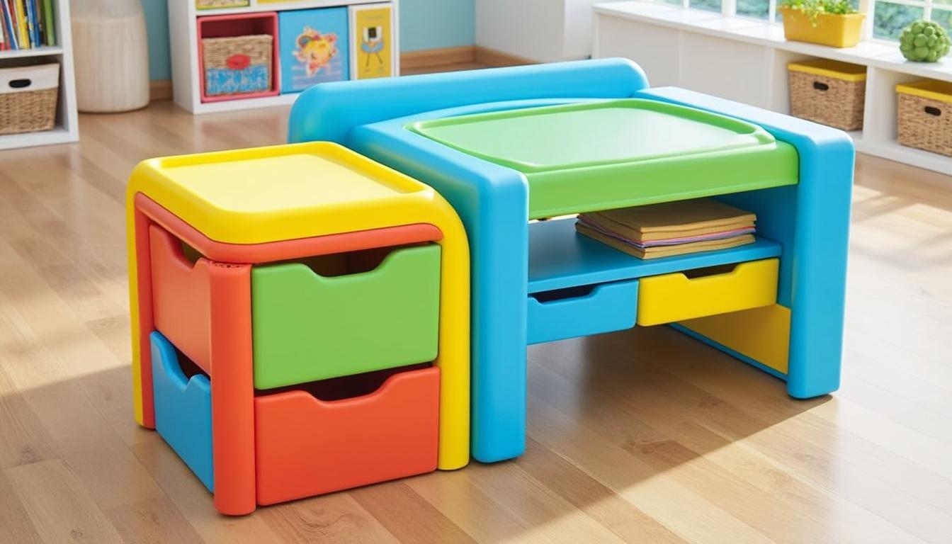 découvrez notre sélection des meilleures tables colorées pour enfants, idéales pour égayer leur espace de jeu et stimuler leur créativité.