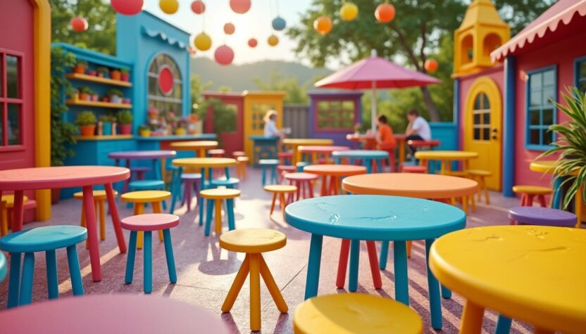 découvrez notre sélection des meilleures tables colorées pour enfants, idéales pour égayer et dynamiser leur espace de jeu avec style et fonctionnalité.