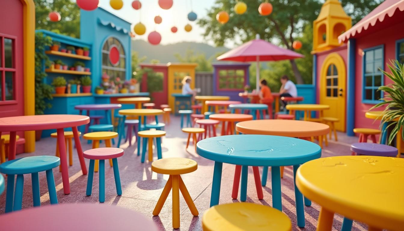 découvrez notre sélection des meilleures tables colorées pour enfants, idéales pour égayer et dynamiser leur espace de jeu avec style et fonctionnalité.