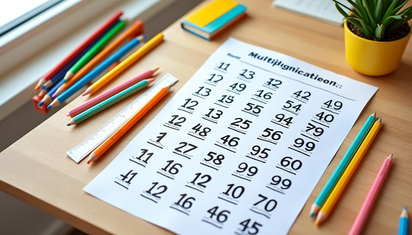 découvrez le top 5 des astuces pour utiliser un jeu de table de multiplication à imprimer avec vos enfants et rendre l'apprentissage amusant et efficace.