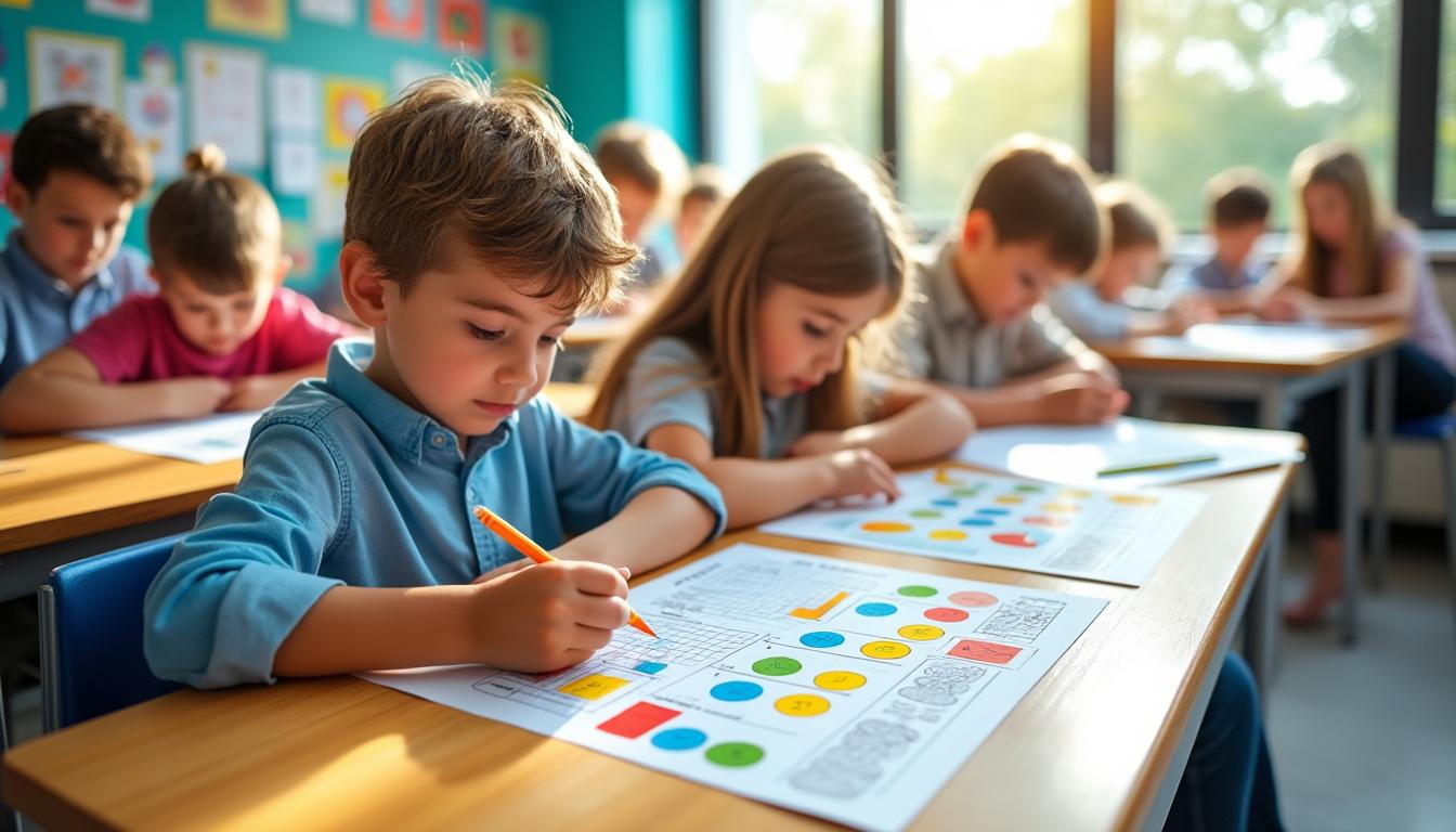 découvrez 5 thèmes indispensables pour créer une fiche d'exercice ce1 à imprimer gratuitement en pdf, idéale pour l'apprentissage des élèves.