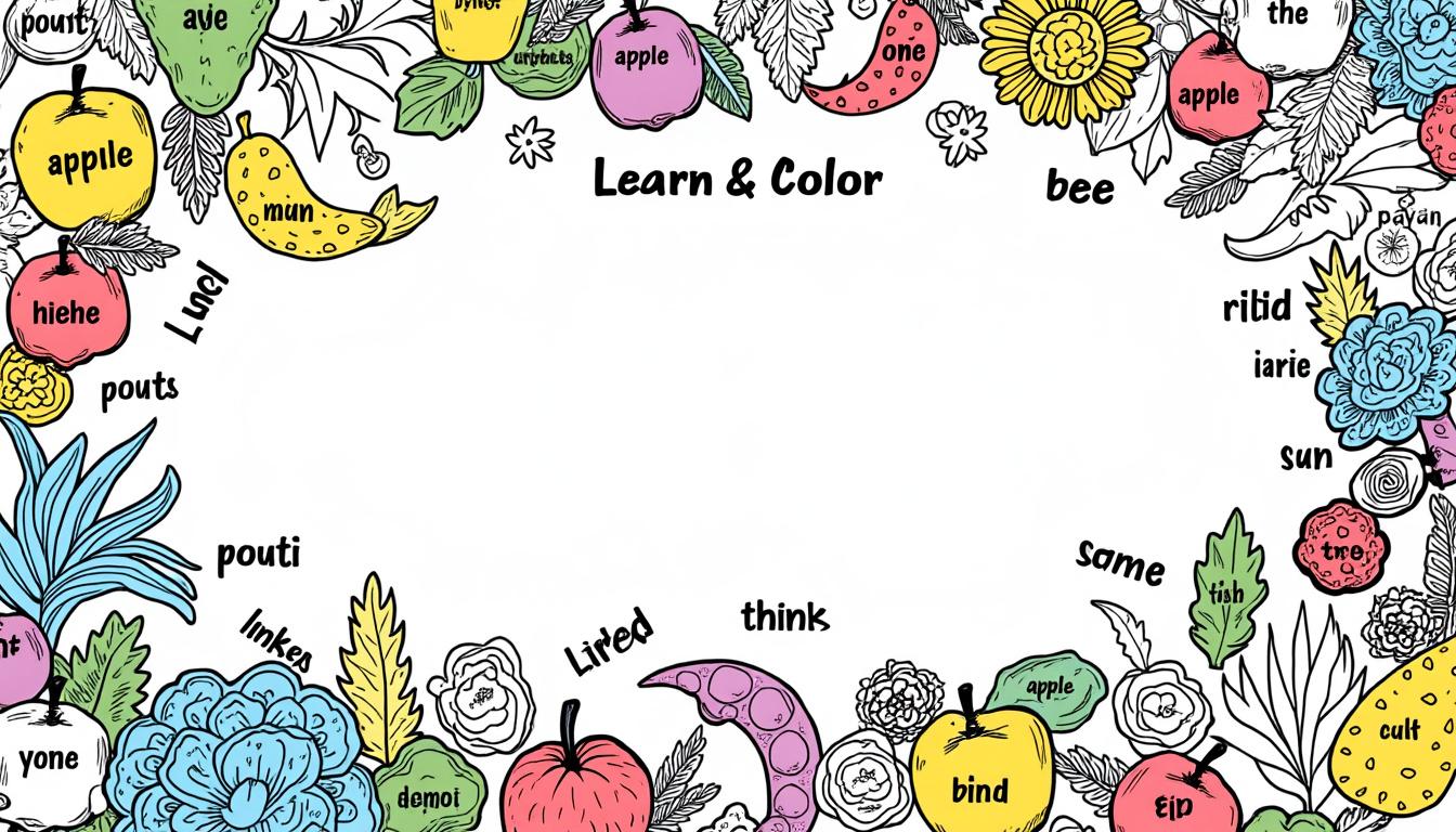 découvrez des idées d'activités ludiques en anglais avec du coloriage magique, parfaites pour animer des groupes et stimuler la créativité des enfants.