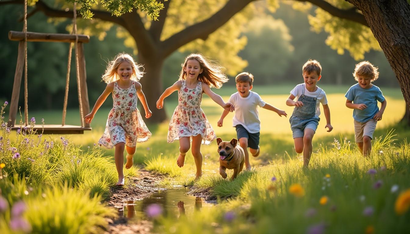 découvrez des jeux en extérieur animés conçus pour stimuler la créativité et l'imagination des enfants tout en favorisant leur développement et leur plaisir en plein air.