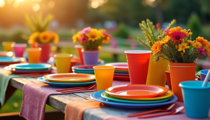 découvrez comment la vaisselle jetable colorée peut transformer vos événements en extérieur en apportant praticité et ambiance festive, pour des moments conviviaux et sans souci.