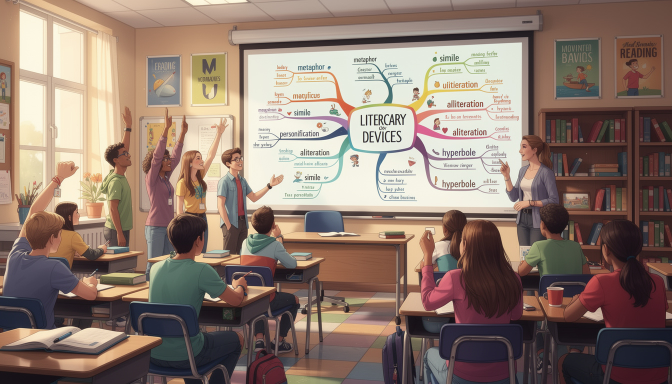 découvrez comment les enseignants peuvent intégrer une carte mentale des figures de style en classe pour faciliter l'apprentissage et stimuler la créativité des élèves.