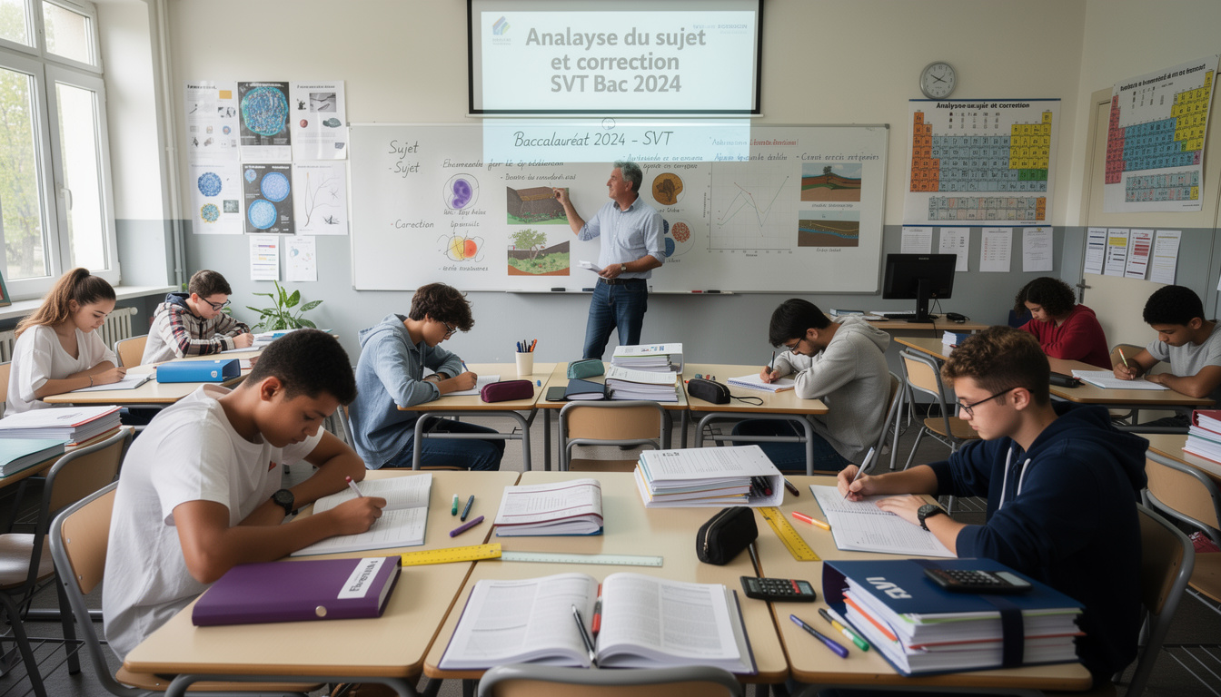 découvrez une analyse approfondie et détaillée de la correction du sujet de svt au bac 2024, pour mieux comprendre les attentes et réussir votre examen.