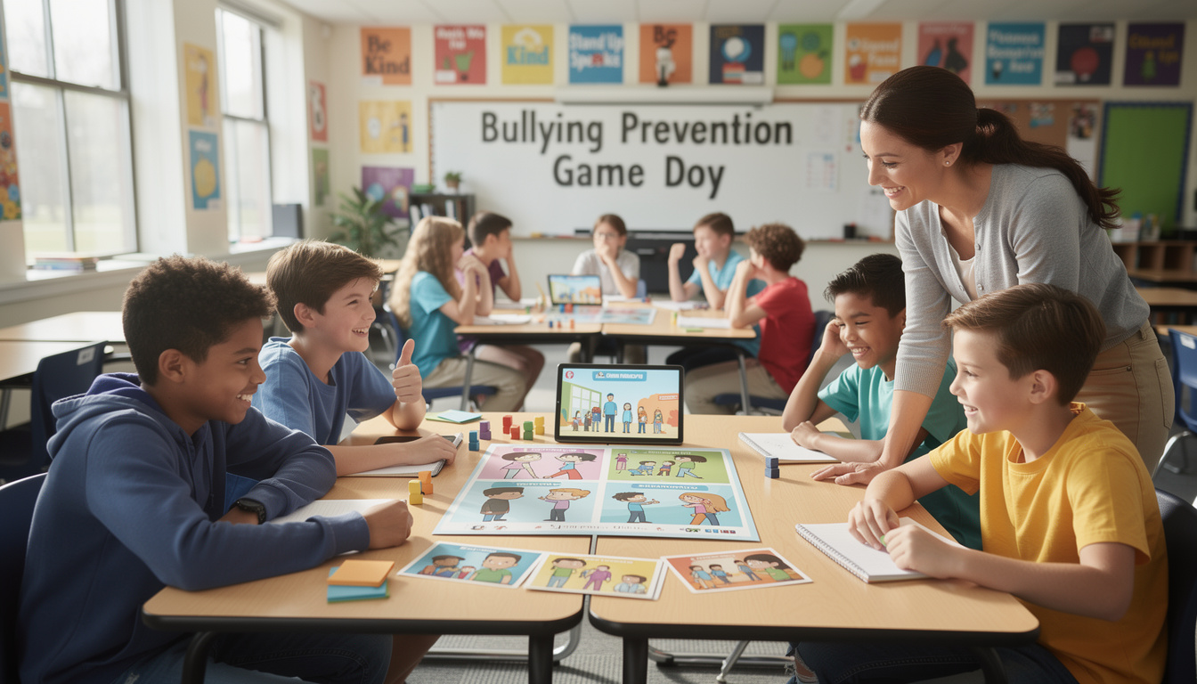 découvrez comment animer facilement un jeu éducatif imprimable en classe pour sensibiliser les élèves au harcèlement scolaire et favoriser un environnement respectueux.