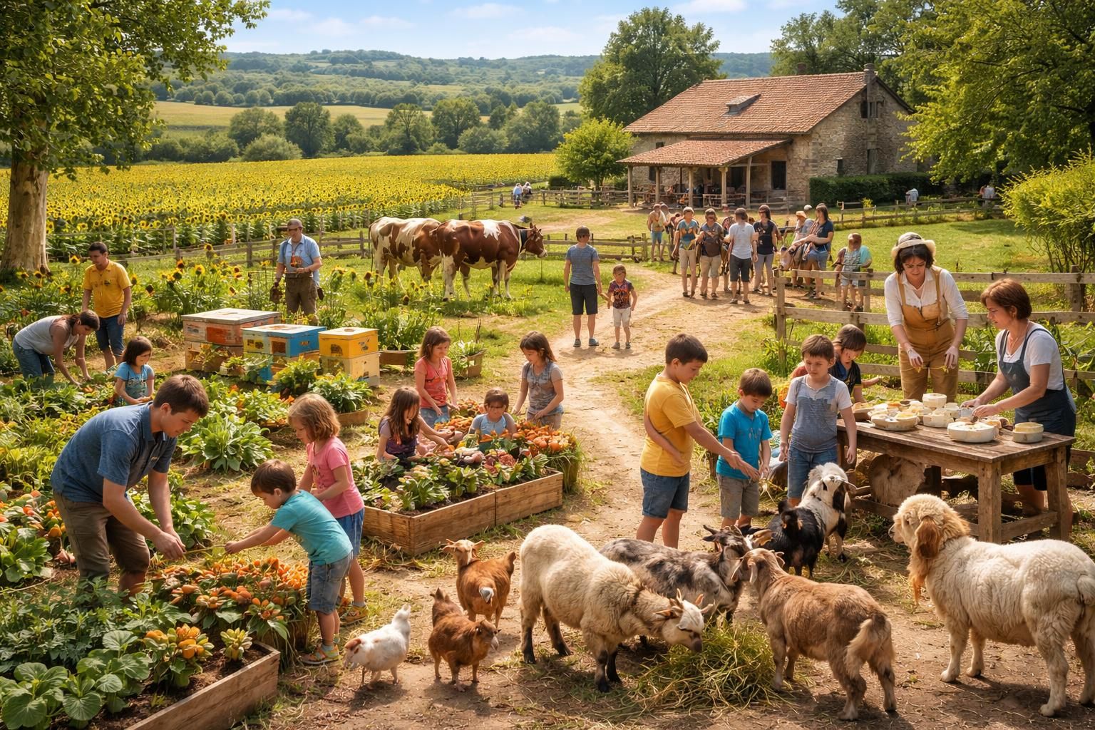 découvrez les activités incontournables proposées par une ferme pédagogique à périgueux : ateliers interactifs, rencontres avec les animaux, et moments éducatifs pour petits et grands en pleine nature.