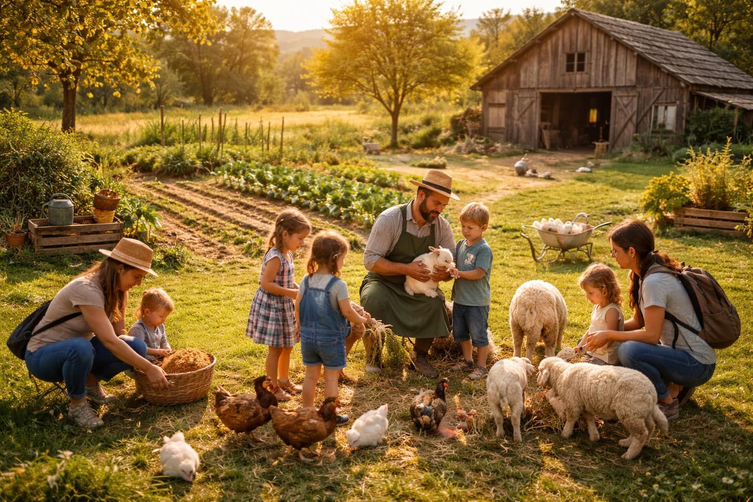 découvrez la vie rurale authentique à travers une immersion unique dans une ferme pédagogique à pertuis, idéale pour toute la famille.