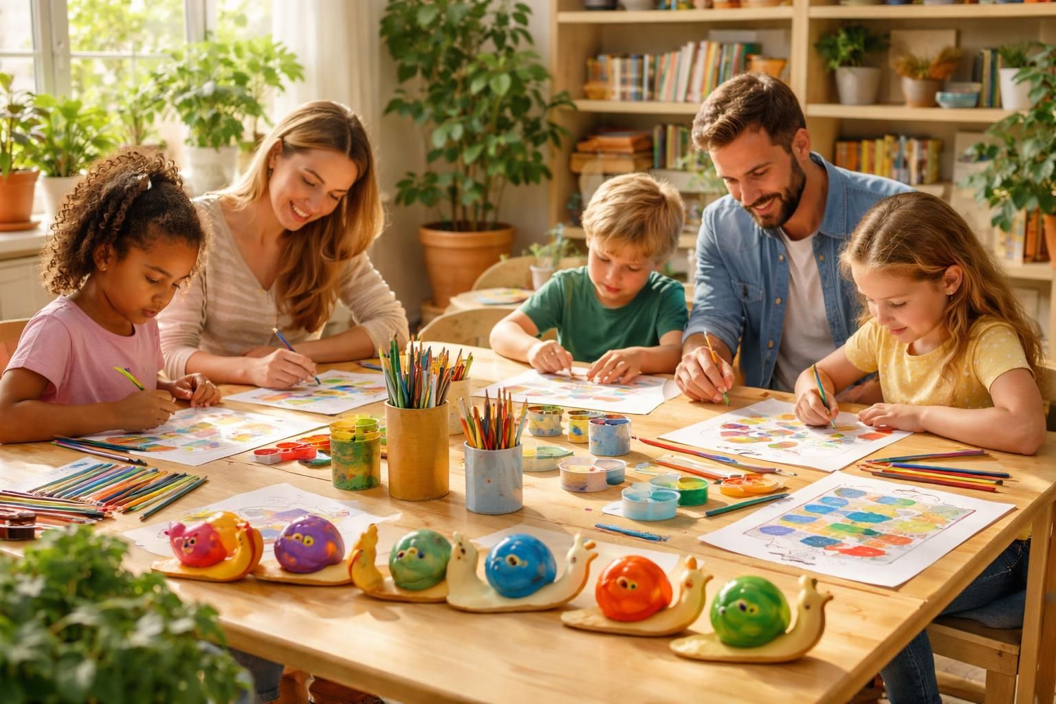 découvrez comment organiser un atelier de coloriage d'escargot à la maison, une activité ludique et créative idéale pour toute la famille.