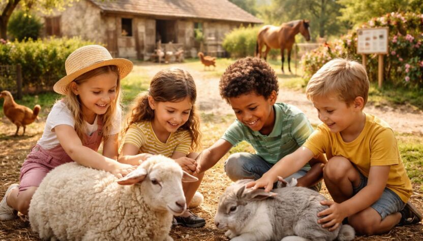 découvrez les animaux de la ferme pédagogique à angoulême, des compagnons d'apprentissage idéaux pour petits et grands, favorisant la découverte et le respect de la nature.