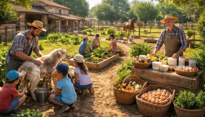 découvrez les ateliers éducatifs et ludiques proposés dans une ferme pédagogique à monteux, pour apprendre en s'amusant au contact des animaux et de la nature.