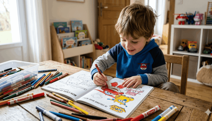 coloriage de Super Wings