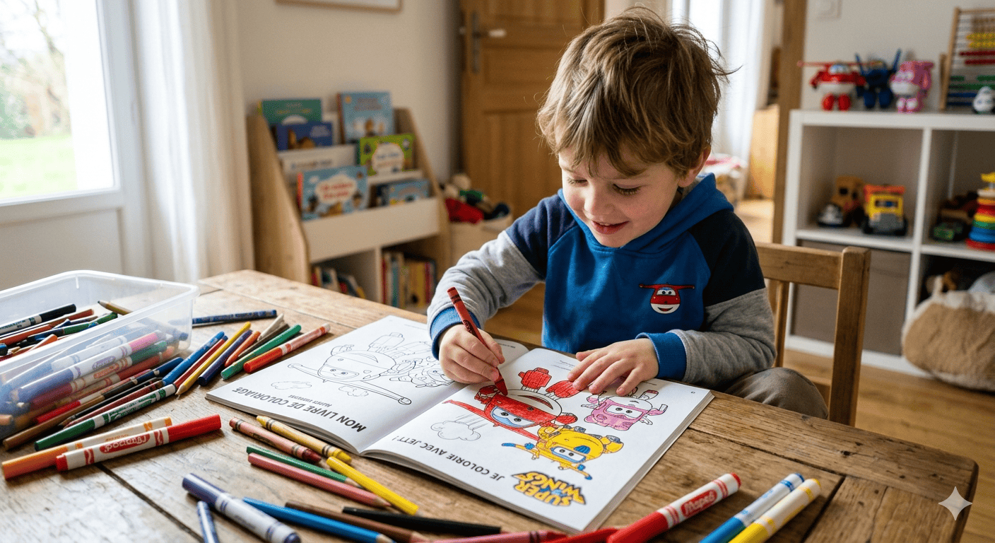 coloriage de Super Wings