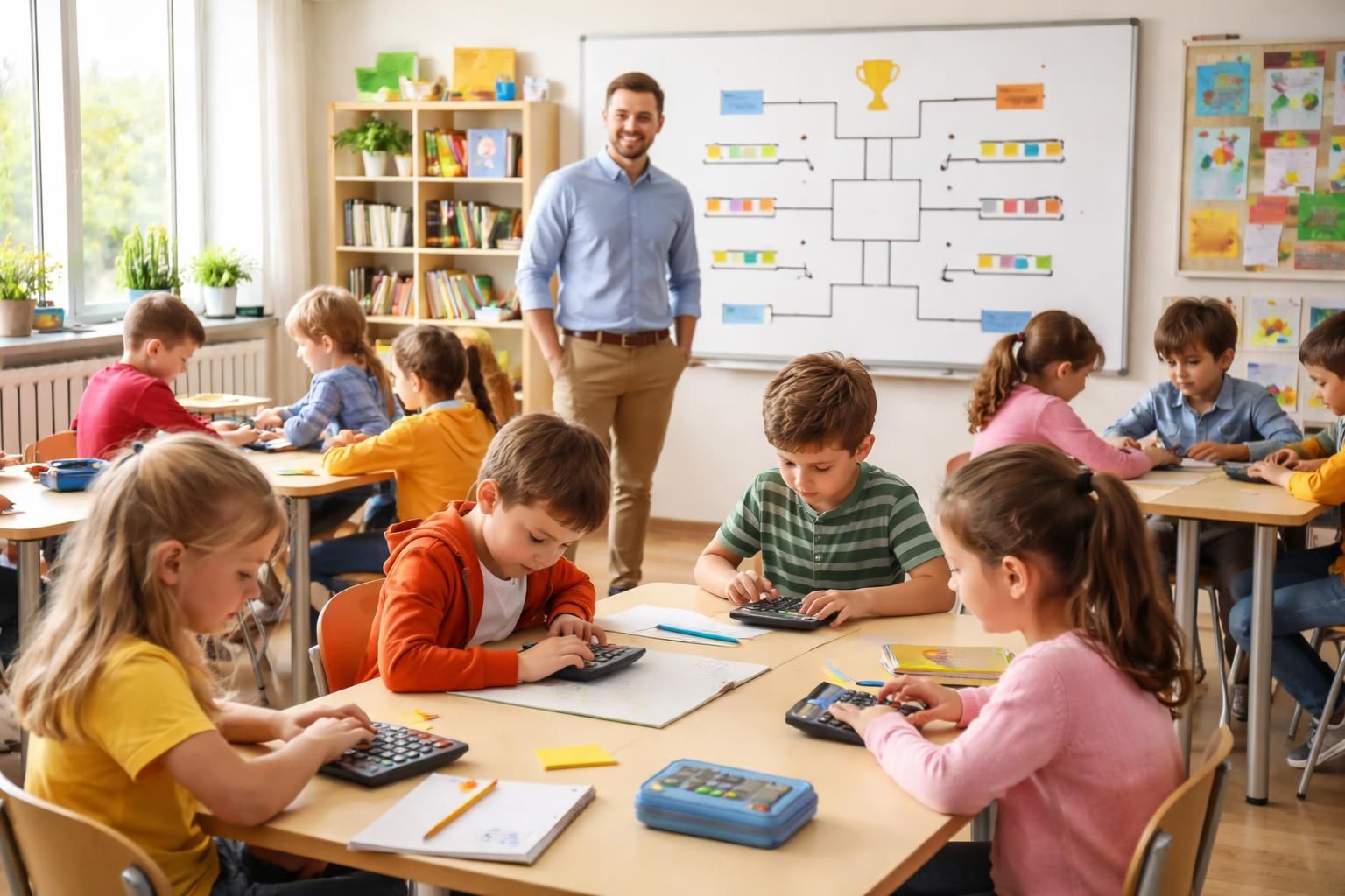 découvrez comment organiser facilement un tournoi de jeu de la calculette à l'école pour stimuler l'esprit mathématique des élèves tout en s'amusant.