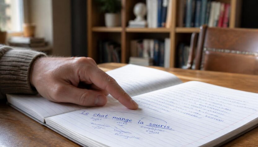 explorez une question de grammaire expliquée clairement avec un exemple illustré, accessible à tous les niveaux pour améliorer votre maîtrise du français.