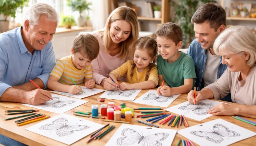 découvrez des coloriages papillon à imprimer, une activité créative et amusante pour toute la famille, idéale pour éveiller l'imagination des enfants et partager des moments de convivialité.