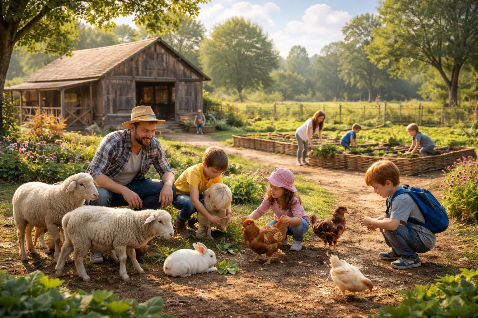 découvrez les fermes pédagogiques autour de vous, des lieux uniques où l'éducation rencontre la nature pour apprendre, s'amuser et se connecter avec l'environnement.