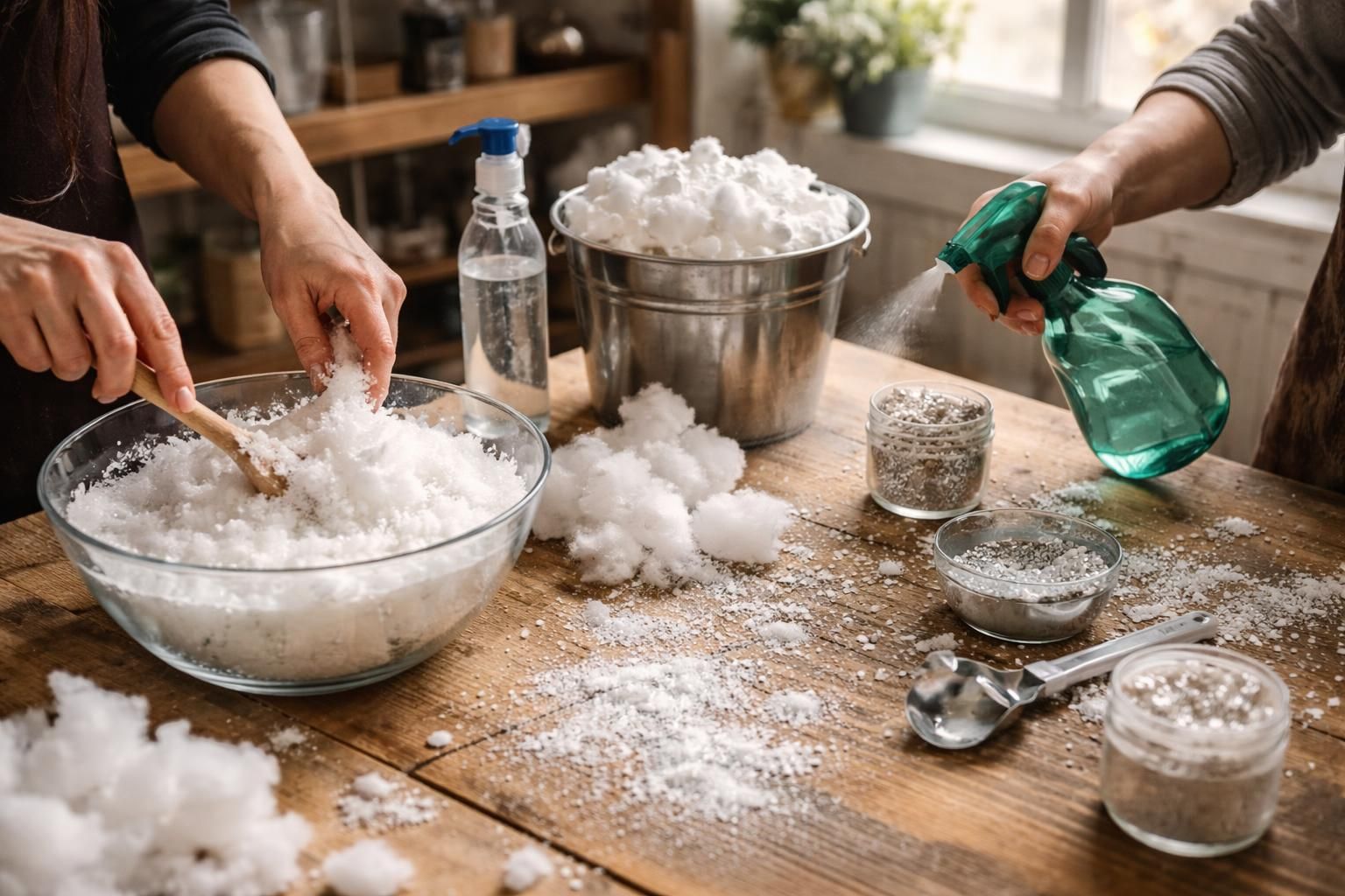 découvrez les meilleures techniques pour apprendre comment faire de la fausse neige facilement et efficacement, parfait pour vos décorations et événements hivernaux.