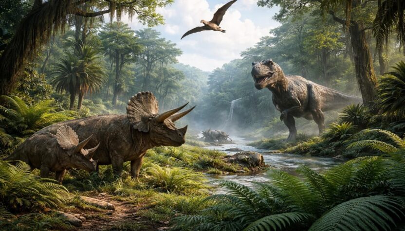 plongez dans 'sur la terre des dinosaures en streaming' et découvrez un voyage fascinant au cœur du monde des reptiles géants, entre découvertes paléontologiques et aventures préhistoriques.