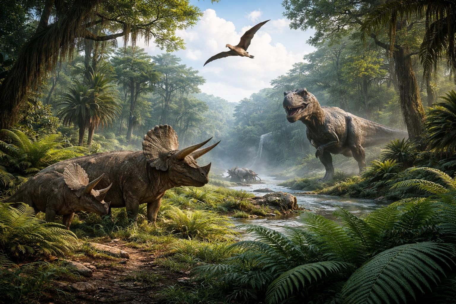 plongez dans 'sur la terre des dinosaures en streaming' et découvrez un voyage fascinant au cœur du monde des reptiles géants, entre découvertes paléontologiques et aventures préhistoriques.