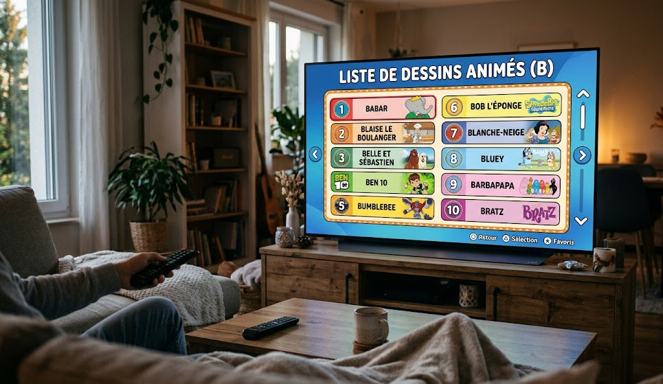dessin animé en b
