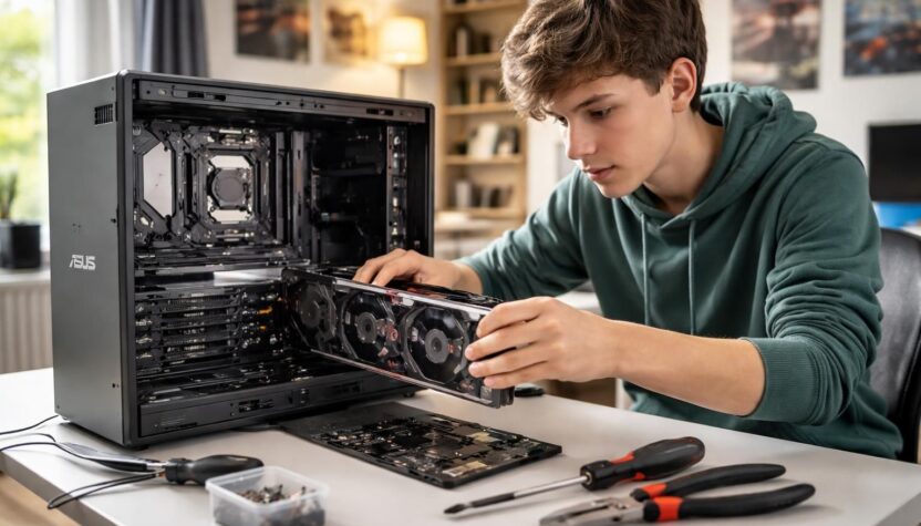 apprenez à changer la carte graphique de votre pc asus grâce à notre guide simple et adapté aux débutants, spécialement conçu pour les adolescents.