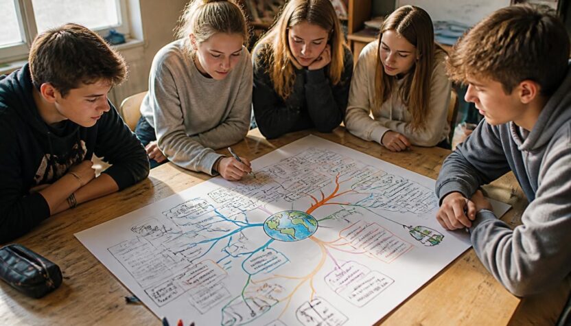 découvrez une carte mentale détaillée sur la richesse et la pauvreté dans le monde, conçue pour les élèves de 5e afin d'explorer les enjeux économiques et sociaux à travers différents thèmes clairs et pédagogiques.