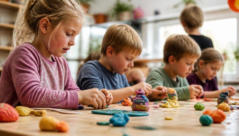 découvrez comment les ateliers de pâte à modeler colorée stimulent la créativité des enfants en développant leur imagination, leur motricité fine et leur expression artistique.