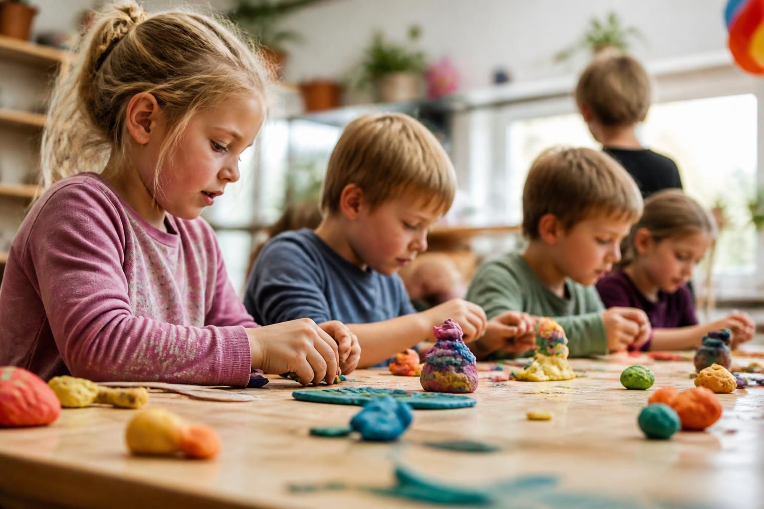 découvrez comment les ateliers de pâte à modeler colorée stimulent la créativité des enfants en développant leur imagination, leur motricité fine et leur expression artistique.