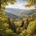 vivez une aventure inoubliable à la cote saint andré en explorant des paysages à couper le souffle lors de votre parcours accrobranche.