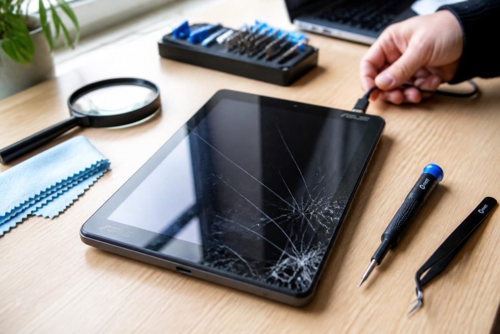 découvrez des solutions pratiques avant de contacter le sav pour réparer l'écran tactile mort de votre tablette asus et redonnez vie à votre appareil.